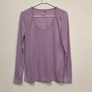 Long Sleeve Modal Scoop Neck Tee